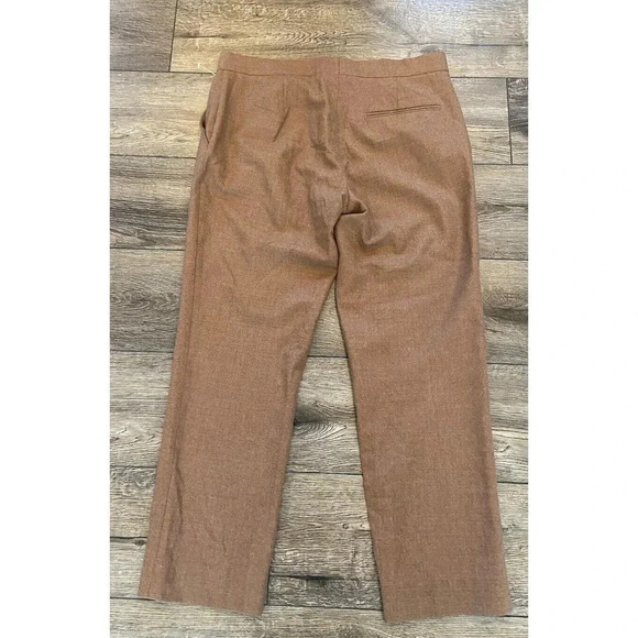 COS Dress Pants Tan Brown Wool Blend Size 10 - Picture 4 of 5